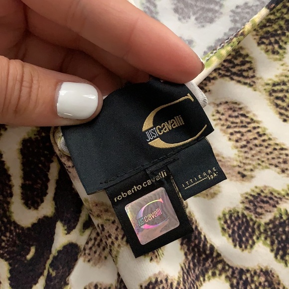 Low Back Halter Just Cavalli Dress - Picture 4 of 4